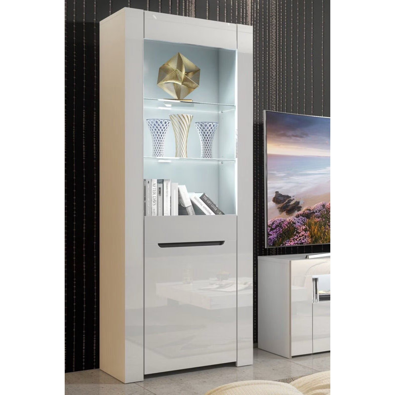 Milano Display Cabinet, White