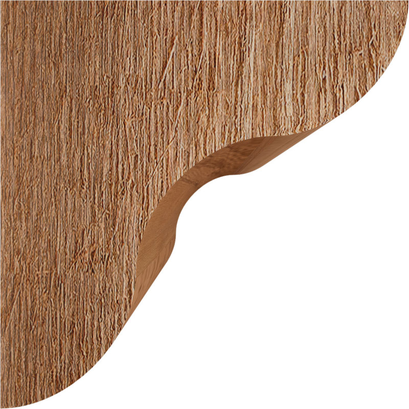 Carmel Corbel, 6" H x 6" W x 6" D, Rough Sawn, Western Red Cedar