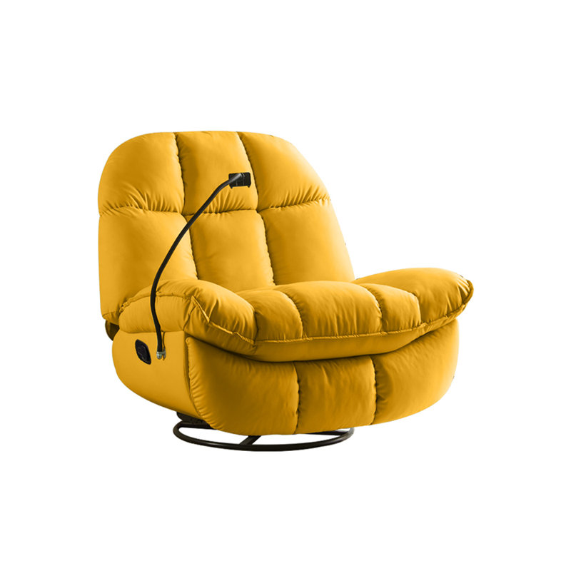 Fauteuil inclinable Thavy, Jaune