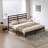 Mayghan  Platform Bed Frame with Wooden Headboard and Footboard-2021272590-2021272588
