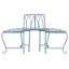 Abia Wrought Iron Outdoor Tree Bench-1349465077