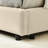 Mid-Century Style Full Bed, Beige Velvet Upholstered With A Comfortable Seat For Bedroom And Living Area Size Daybed, Upholstery-1775557440