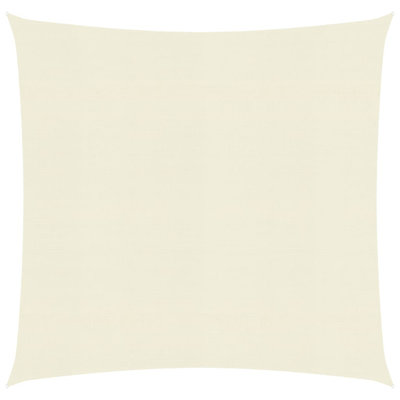 Ridgeton Sunshade Sail 160 G/m² Cream 6X6 M HDPE