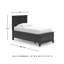 Lit simple avec panneau de rangement Lanolee-123190660-123190662
