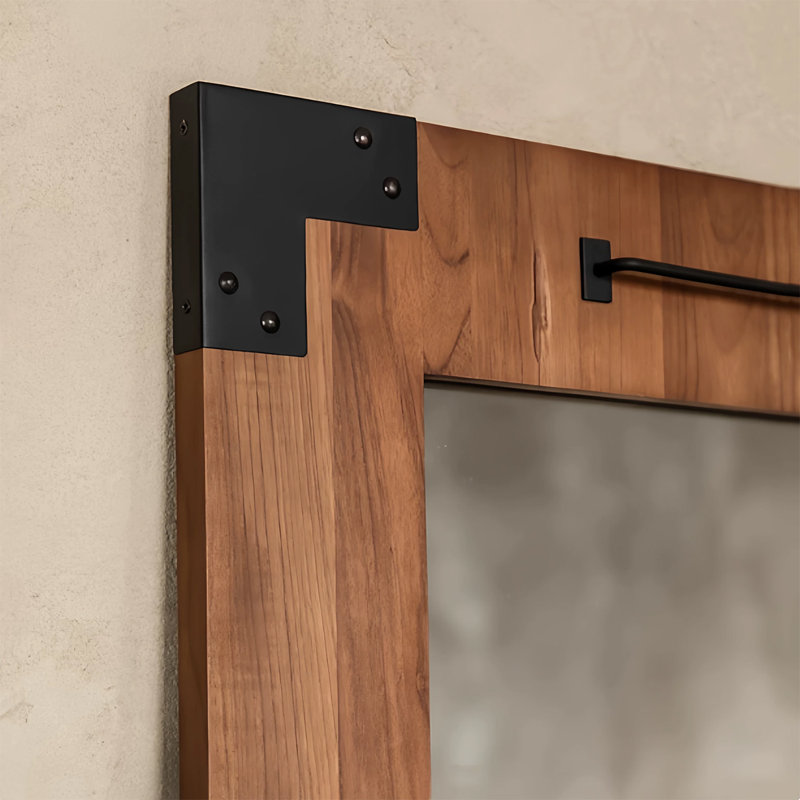 Rectangle Solid + Manufactured Wood Full Length Mirrors