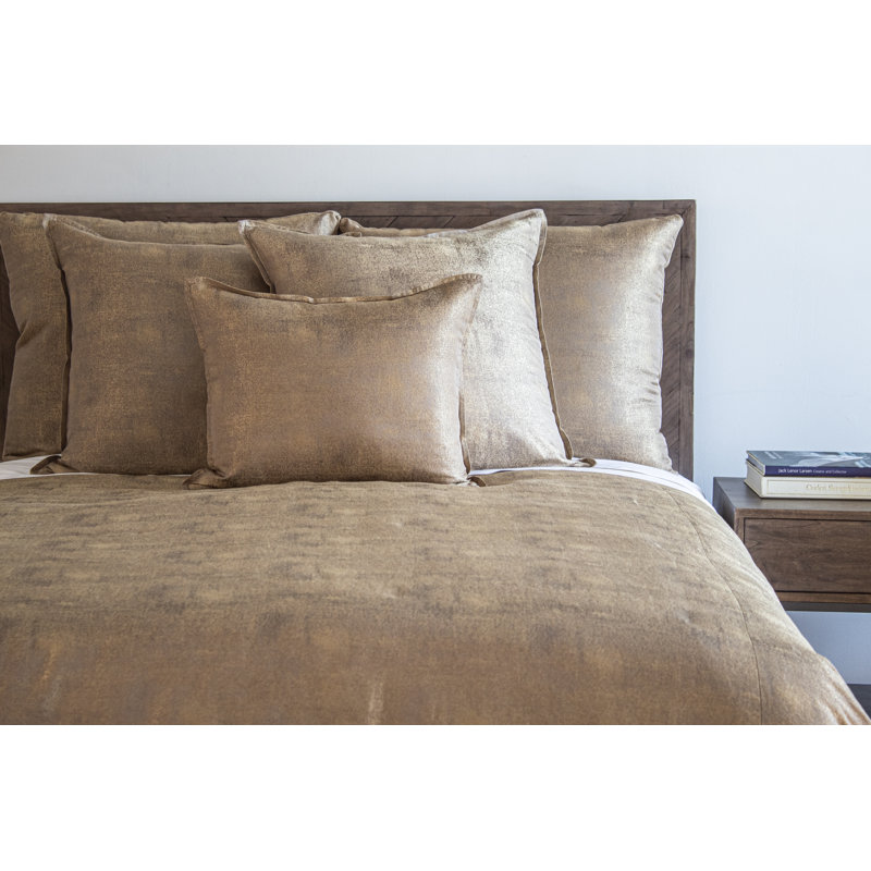 Stardust Lumbar Pillow Cover & Insert, Golden, 18"H x 22"W