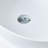 Cpingao 22" x 15" Solid Surface Oval Bathroom Sink Vessel Sink