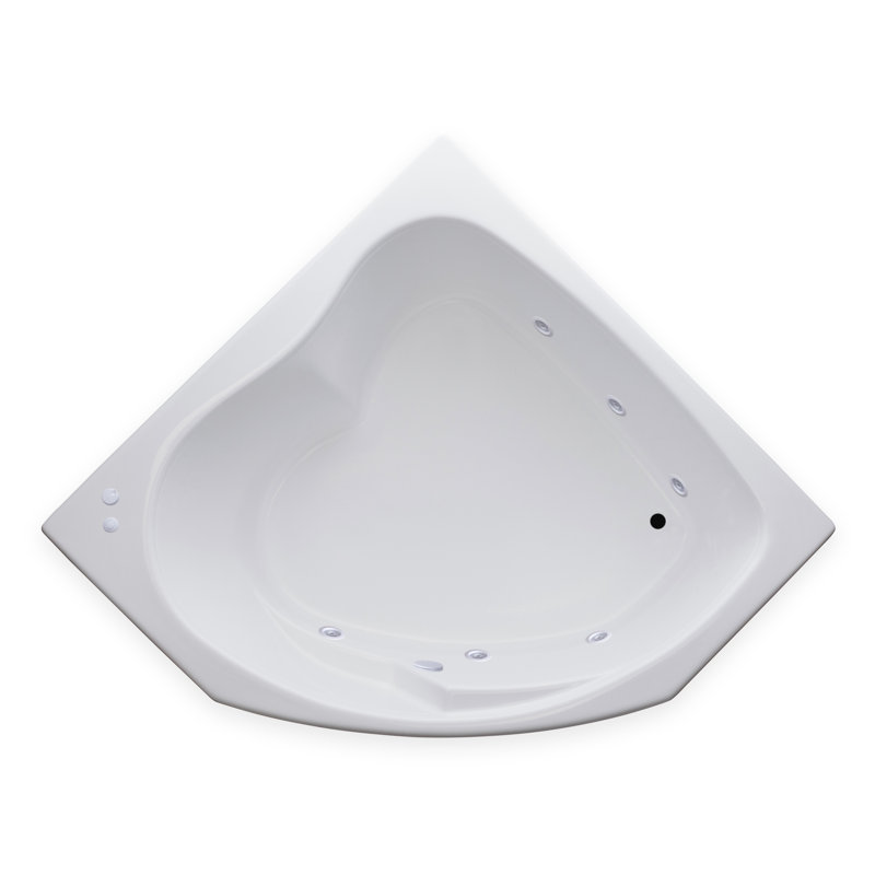 55'' x 55'' Whirlpool Acrylic Bathtub