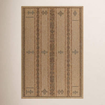 Ava Brown/Beige Indoor/Outdoor Rug