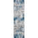 Longino Abstract Blue/Cream Indoor Area Rug for Living Room, Dining Room, Bedroom