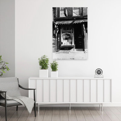 1930s PHARMACY STOREFRONT by H. Armstrong Roberts - Wrapped Canvas Print