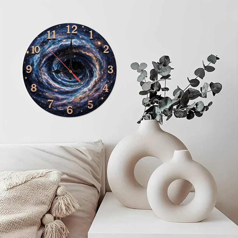 Cadran de l'horloge galaxie