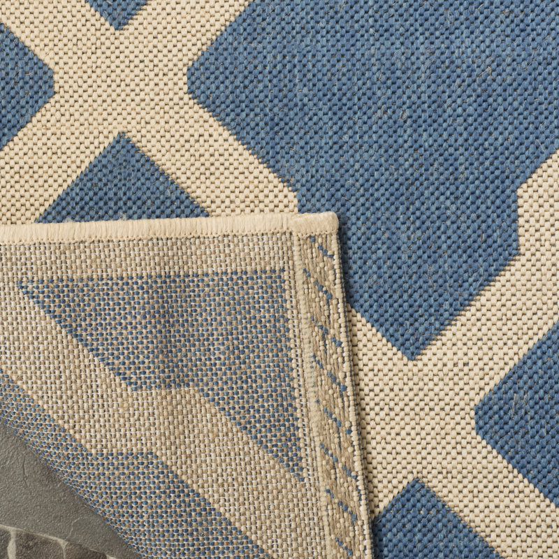 Ferrill 100 Performance Abstract Rug, Square 6'7"