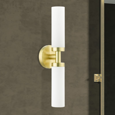 Charlesha 2-Light Dimmable Bath Bar