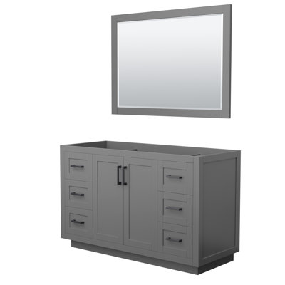 Miranda 53.25" Freestanding Single Bathroom Vanity Base Only with 46" Mirror