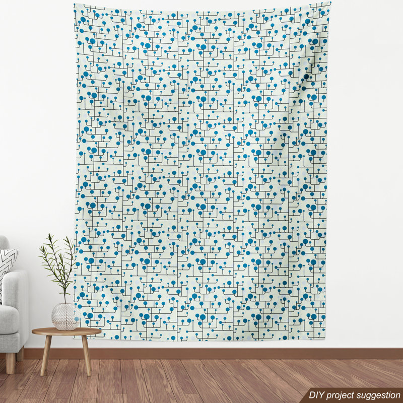 Tissu d’ornement minimaliste, l 58 po x L 72 po