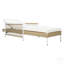 Chaise longue en rotin toutes saisons, inclinable réglable à 6 vitesses avec accoudoirs et coussin pour la piscine, terrasse, ensemble de 2-1602547032-1602547035