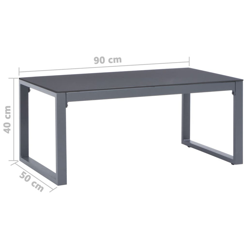 Aluminum Coffee Table