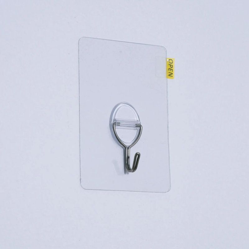 Clear Magic Self-Adhesive Wreath Hanger - Single