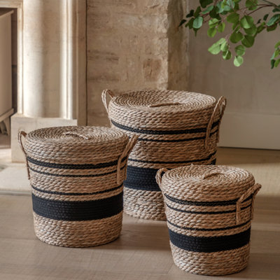 Brambly Cottage Water Hyacinth Decorative Basket