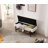 Merizier Polyester Blend Upholstered Storage Bench-1408620245-1408620202