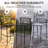 4 - Person Metal Patio Dining Set With Rectangular Bar Table , Cushions Includeda-95289385-95289391