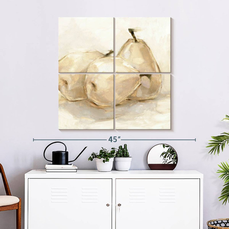 Yarlin White Pear Study II, 32'' H x 32'' W