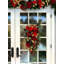 Holiday Swag With Hydrangeas, Ornaments And Bows
