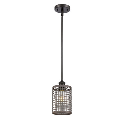 Luminaire suspendu cylindrique à 1 lumière Peraza