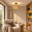 3-Light 35cm Flush Mount Ceiling Light