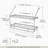 Wall Mounted Pot Rack Kitchen 30 Inch 2-Tier Wall Shelf with 12 Hooks-328839243