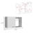Kitchen Wall Cabinet Burwood, White Finish-1749342901