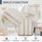 Clesta Cotton Blend Thermal Insulated 100% Blackout Grommet Curtain Pair-695971836-695971839