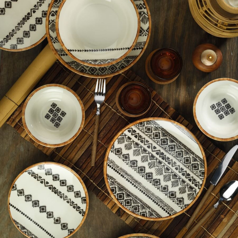 Sheehan 24 Piece Dinnerware Set, Service for 6