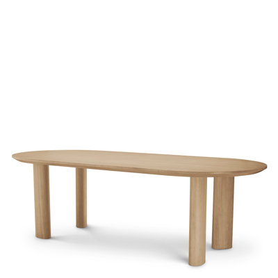 Dining Table Mogador S Natural Oak Veneer - Top