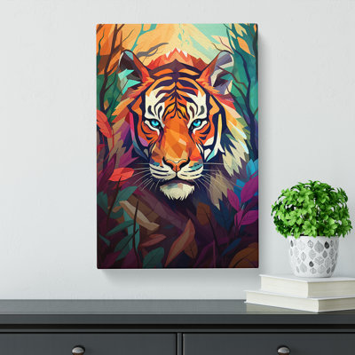 Tiger Orphism - Wrapped Canvas