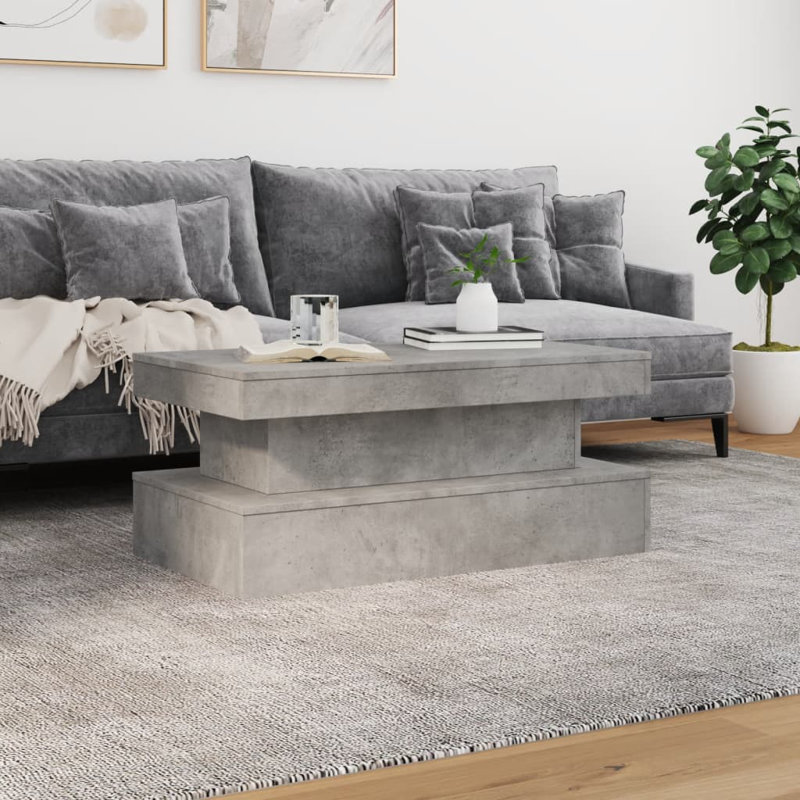 Cemya Frame Coffee Table, Concrete Grey