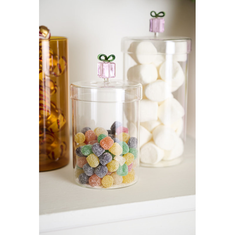 Boîte en verre Gifty 4 po x 6,5 po, 6,5 po x 4 po