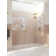 Stellar 86 in. x 78 in. Fully Frameless 3 Panel Inline Hinge Shower Door