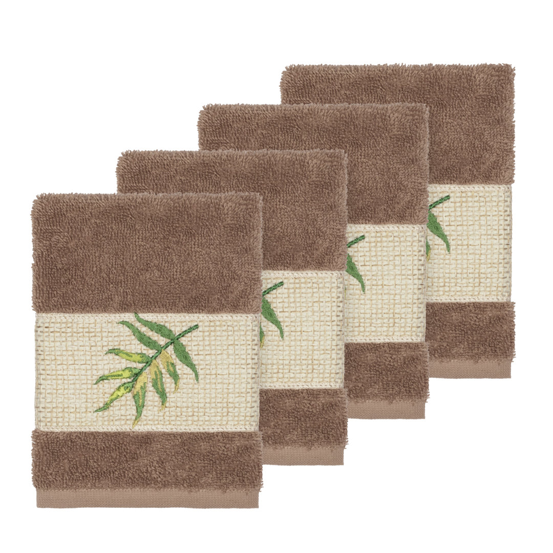 Zoe Turkish Cotton Washcloth (Set of 4) Linum Home Textiles