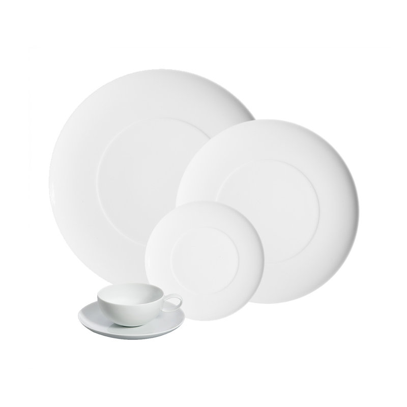 Domo White Porcelain Bread And Butter Plate