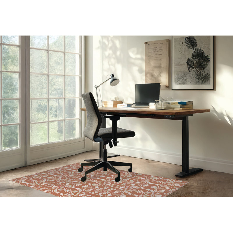 Tapis de bureau Savanah, L 24 po x P 36 po, Terracotta