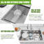 Drop-in 33-in X 22-in Stainless Steel Single Bowl Kitchen Sink All-in-one Kit With Faucet