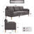 84'' Square Arm Upholstered Standard Sofa-1742667604