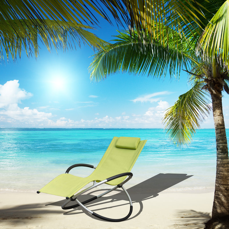 Asenith Folding Zero Gravity Chair, Green