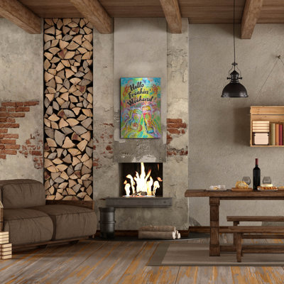 «Cheers - Hello Freakin Weekend» par Dean Russo, art mural en métal