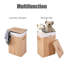 Panier à linge en bambou avec poignée et couvercle 23,6 po x l 15,7 po x P 11,8 po, 19 gal-1598846939
