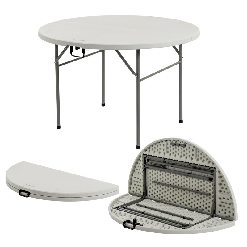 Round Folding Trestle Table - 120cm
