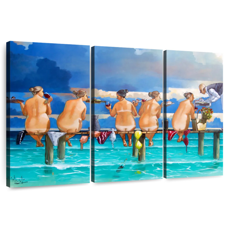 Ketti Wine On The Jetty, 28" H x 45" W
