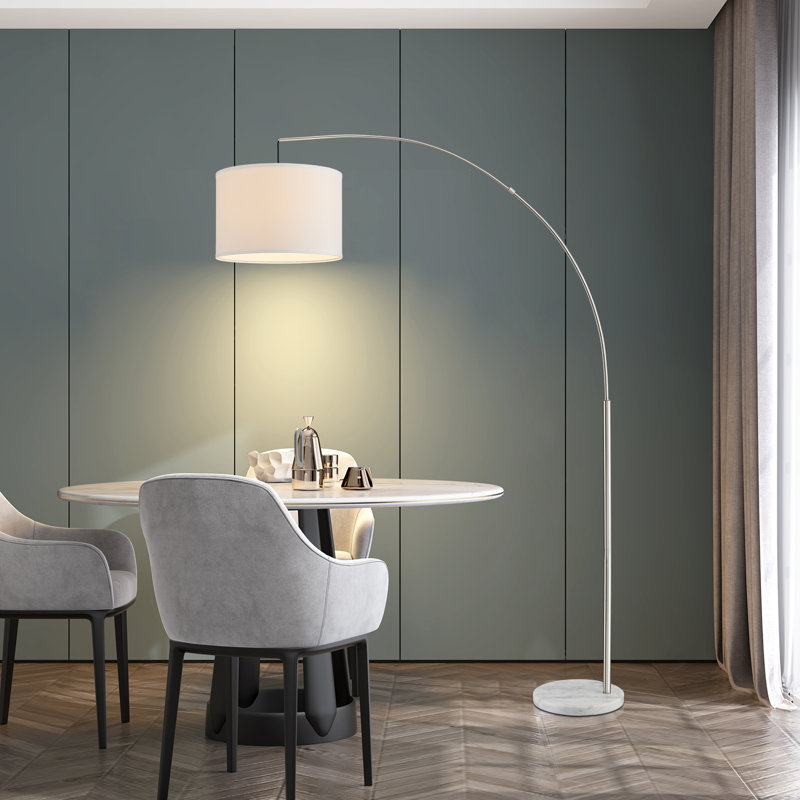 72'' Matte Arched Floor Lamp